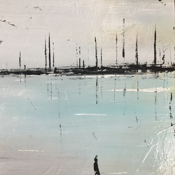 Acrylics Abstract Landscape - Winter Landscape - Picture 5 of 8